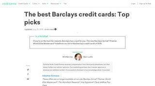 
                            8. The 4 Best Barclays Credit Cards of 2020 | Credit Karma - Barclays Arrival Credit Card Portal
