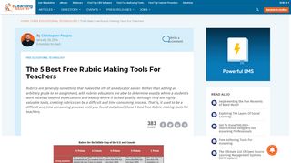 
                            4. The 5 Best Free Rubric Making Tools For Teachers ... - Irubric Portal