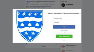 The accommodation portal is now open for... - University of Plymouth ... - Plymouth Accommodation Portal
