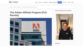
                            4. The Adobe Affiliate Program [Full Review] | NicheFacts.com - Adobe Affiliate Portal