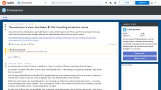The anatomy of a scam: Sam Ovens' $2000 Consulting Accelerator ... - Consulting Com Portal Sam Ovens