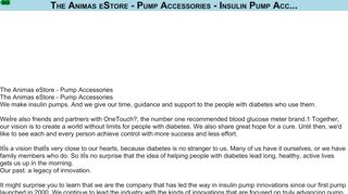 
                            7. The Animas eStore - Pump Accessories - Insulin Pump ... - Animas Estore Portal