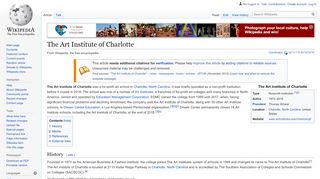
                            8. The Art Institute of Charlotte - Wikipedia - Ai Charlotte Student Portal