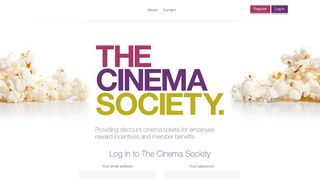 
The Cinema Society: Log in  
