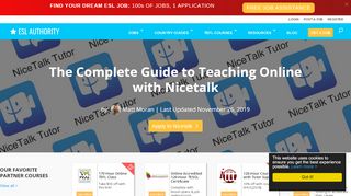 
The Complete Guide to Teaching Online with Nicetalk  
