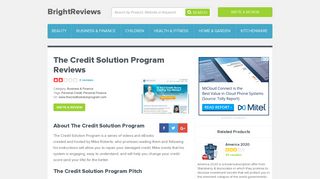 
                            4. The Credit Solution Program Reviews: Good Way to Repair ... - Credit Solution Program Portal
