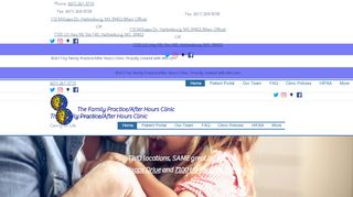 
                            1. The Family Practice After Hours Clinic: Home - Family Practice After Hours Clinic Patient Portal