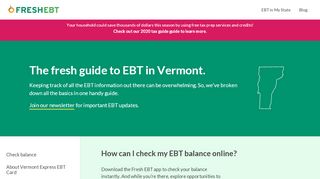
                            6. The Fresh Guide to EBT in Vermont | Fresh EBT - Vt Ebt Login