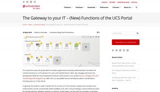 
                            1. The Gateway to your IT - (New) Functions of the UCS Portal Univention - Portal Ucs
