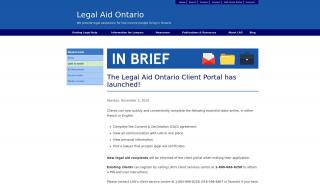 
                            3. The Legal Aid Ontario Client Portal has launched - Legal Aid Client Portal