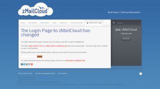 
                            1. The Login Page to zMailCloud has changed | Zimbra as a ... - Zmailcloud Portal