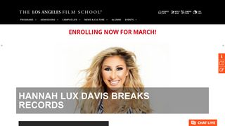 
                            2. The Los Angeles Film School - Los Angeles Film School Cv Portal