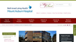 
The Marino Center for Integrative Health - Cambridge - Mount Auburn ...
