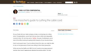 
                            3. The moocher's guide to cutting the cable cord | TechHive - Fake Cable Provider Portal