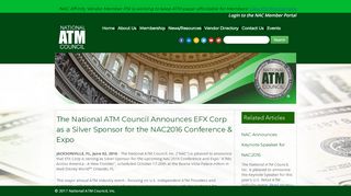 
                            7. The National ATM Council, Inc. (NAC) Announces EFX Corp ... - Efx Atm Portal