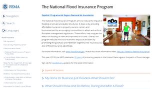 
                            5. The National Flood Insurance Program | FEMA.gov - Nfip Services Portal