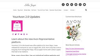 
                            9. The New & Improved YourAvon 2.0 Website For Avon Reps. - Youravon Com App Portal