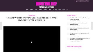 
                            7. the new password for the free iptv kodi addon players klub is... - The Players Klub Portal Credentials