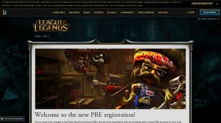 
                            1. the new PBE registration! - PBE Signup | League of Legends - Pbe Sign Up