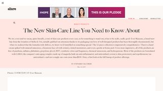 
                            6. The New Skin-Care Line You Need to Know About | Allure - Ever Skin Care Portal