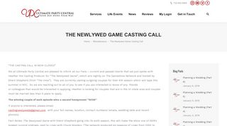 
                            2. The Newlywed Game Casting Call - Ultimate Party Central - Newlywed Game Sign Up