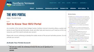 
                            1. The NVU Portal | Northern Vermont University - Vsc Portal Portal