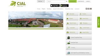 
                            8. The Official Website of Cochin International Airport - Cial Aero Portal