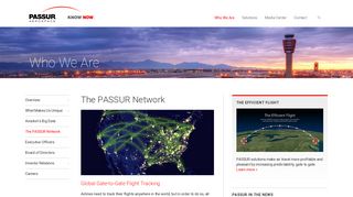 The PASSUR Network - PASSUR Aerospace - Passur Flight Tracker Portal
