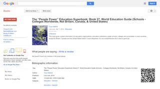 
                            4. The “People Power” Education Superbook: Book 27. World ... - Univlora Edu Al Portal Student