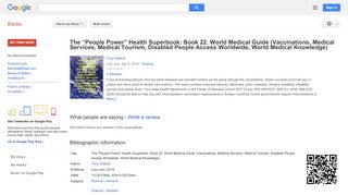 
                            8. The “People Power” Health Superbook: Book 22. World Medical ... - Aerocare Net Portal