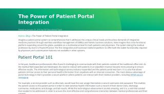 
                            6. The Power of Patient Portal Integration - Power2Practice - Power2practice Patient Portal