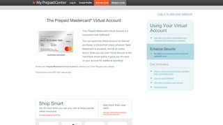 
The Prepaid Mastercard ® Virtual Account - MyPrepaidCenter ...  
