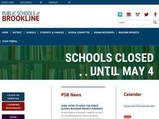 The Public Schools of Brookline / Homepage