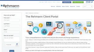 
                            2. The Rehmann Client Portal - Rehmann - Rehmann Client Portal