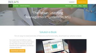The Relias Learning Management System (RLMS)  Relias