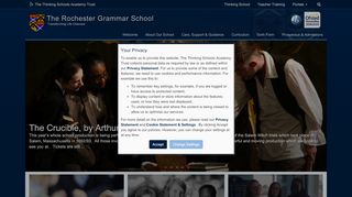 
                            1. The Rochester Grammar School · Transforming Life Chances - Rochester Grammar School Portal