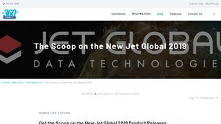 
                            8. The Scoop on the New Jet Global 2019 - 360 Visibility - Jet Web Portal