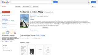 
                            6. The Secrets of Tintern Abbey: A Historical Novel - Tintern Portal Portal