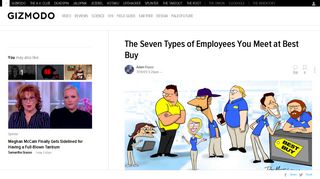 
The Seven Types of Employees You Meet at Best Buy - Gizmodo
