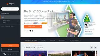 
                            6. The Sims™ 3 Starter Pack for PC/Mac | Origin - Sims 3 Online Game Portal