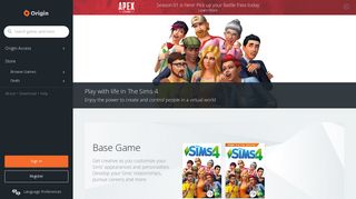 
                            4. The Sims™ 4 for PC/Mac Origin