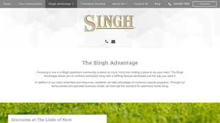 
                            10. The Singh Advantage Singh Apartments