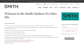 
                            4. the Smith Outdoor Pro Sales Site - Smith Optics - Smith Optics Pro Deal Portal