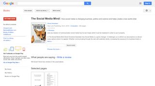 
                            4. The Social Media Mind: How social media is changing ... - Mediamind Portal