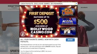 
                            5. The Sportsbook at Hollywood Casino at Penn National Race ... - Hollywood Sportsbook Login
