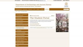 
                            8. The Student Portal | Department of Archaeology and Ancient History ... - Lund University Student Portal