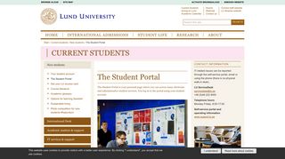 
                            1. The Student Portal | Lund University - Lund University Student Portal