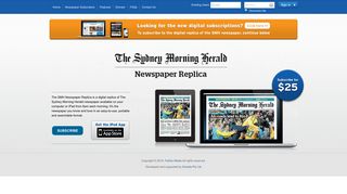 
                            7. The Sydney Morning Herald | Newspaper Replica - Smh Subscription Portal