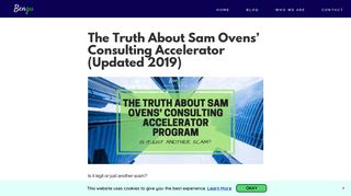 The Truth About Sam Ovens' Consulting Accelerator (Updated ... - Consulting Com Portal Sam Ovens