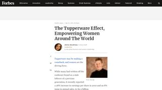 
                            8. The Tupperware Effect, Empowering Women Around The World - Empower Login Tupperware